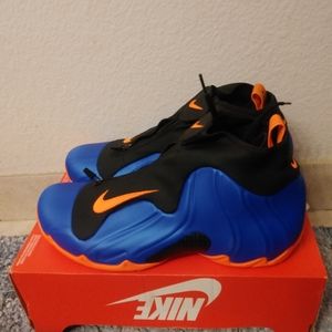 Nike Air Flightposite royal blue orange size 12